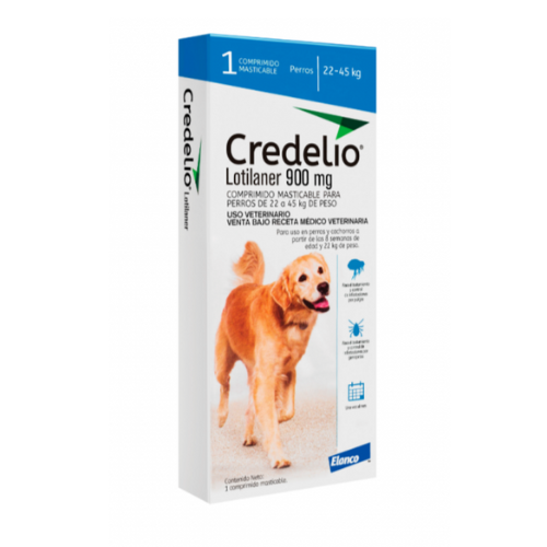 CREDELIO ANTIPARASITARIO PERRO 25 A 45 KG 1 COMP.