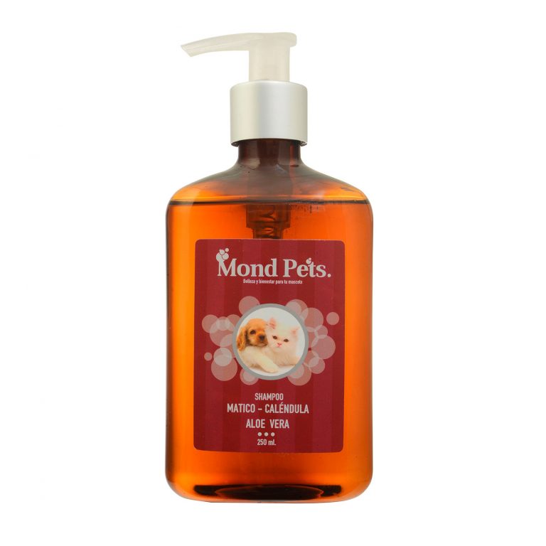 Shampoo Mond Pets Matico, calendula y aloe Vera