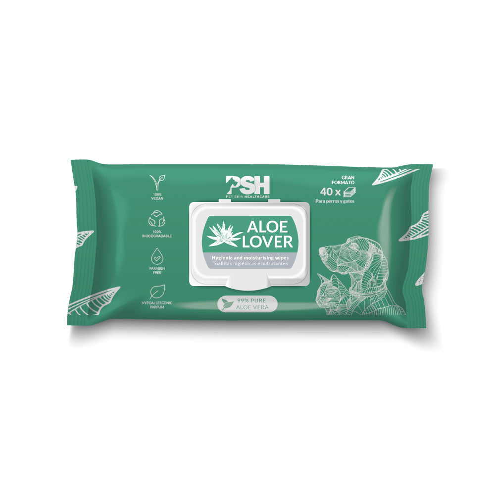 PSH TOALLITAS ALOE LOVER 40 UNIDADES