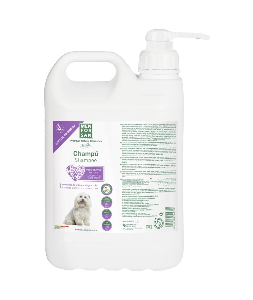 Shampoo pelaje blanco 5 Litros