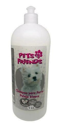 Pets & friends shampoo pelaje blanco