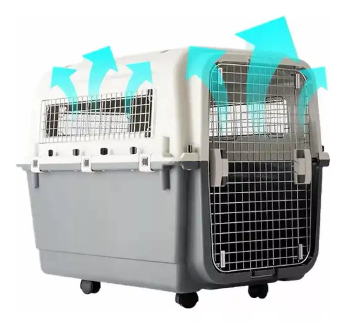 CAJA CANIL TRANSPORTADORA MASCOTAS XL