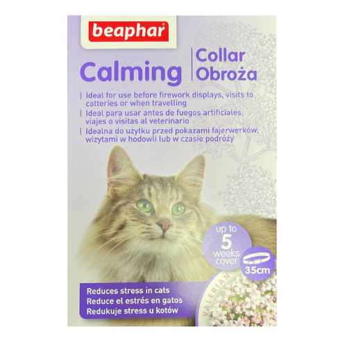 CALMING COLLAR OBROZA gato