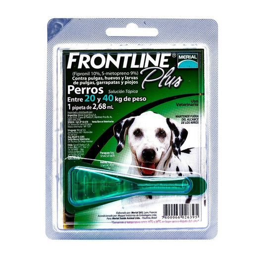 FRONTLINE PLUS DE 20 A 40 KILOS