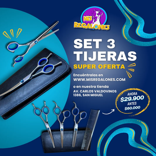 Set tijeras 4uni