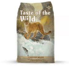 TASTE OF THE WILD CANYON RIVER (TRUCHA Y SALMON AHUMADO) GATO 6 ,6 KILOS