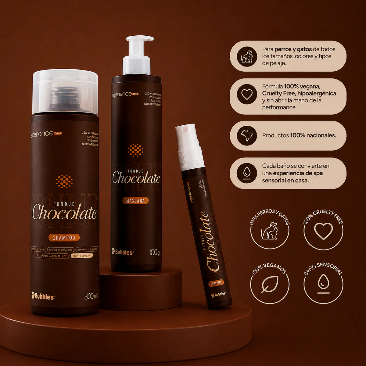 BUBBLES KIT FONDUE CHOCOLATE TUTOR