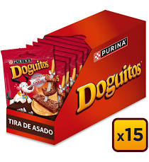 PACK 15x DOGUITOS TIRAS DE ASADO 65G